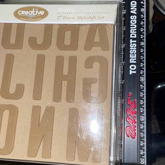 Modern 2”foam Alphabet Set. - Picture 4 of 8